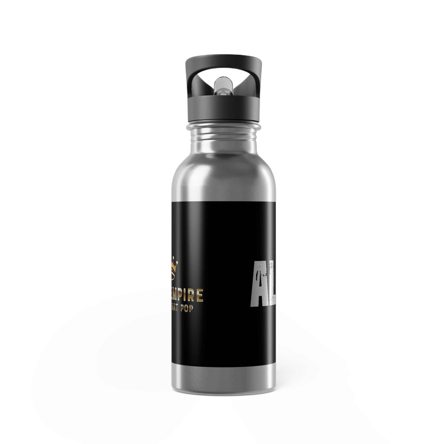 Sleek 20oz Stainless Steel Water Bottle with Straw - Perfect for On-the-Go Hydration