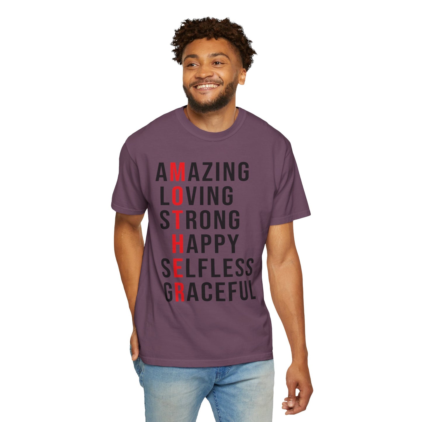 Kleidungsstückgefärbtes Unisex-T-Shirt 