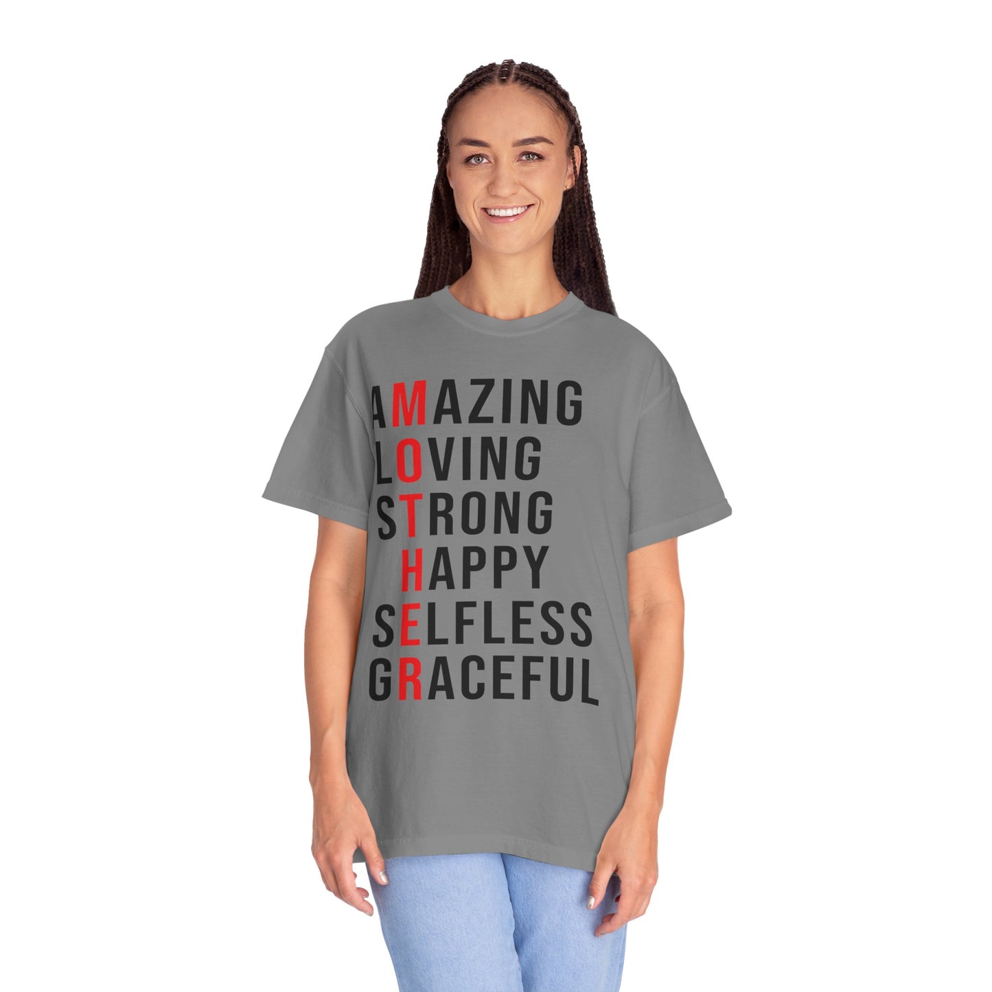 Kleidungsstückgefärbtes Unisex-T-Shirt 