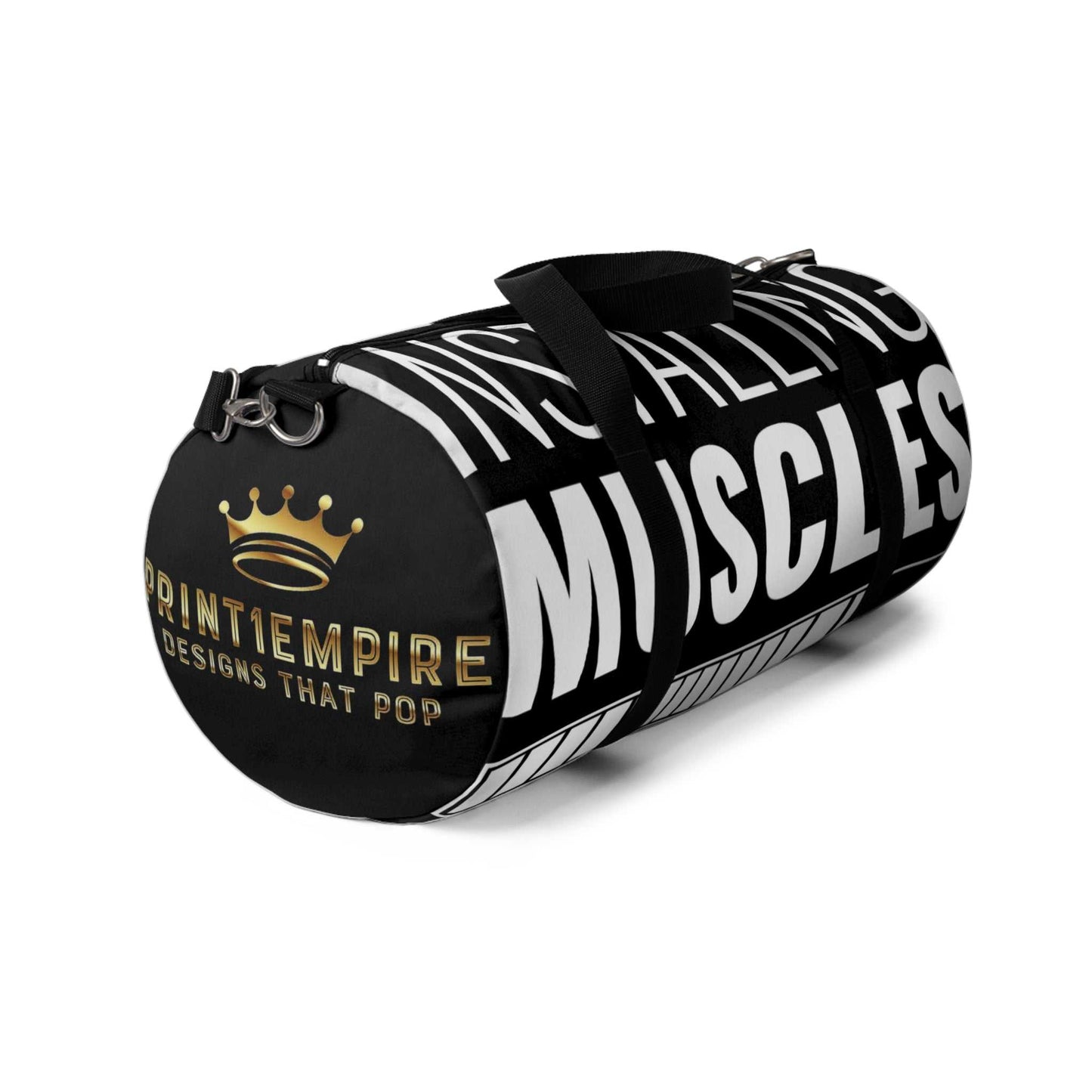 Motivational Duffel Bag - 'Installing Muscles' Gym Bag for Fitness Enthusiasts