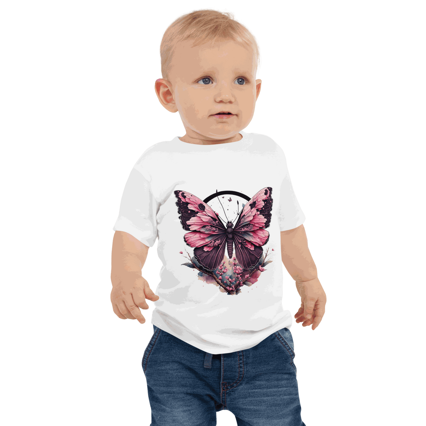 Kurzarm-T-Shirt aus Baby-Jersey