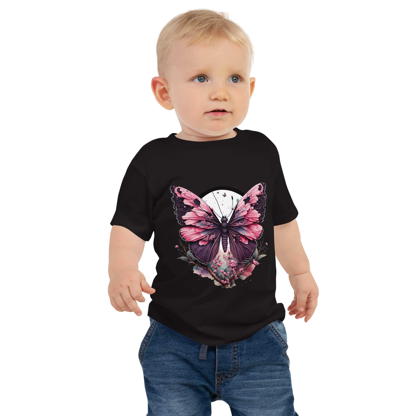 Kurzarm-T-Shirt aus Baby-Jersey